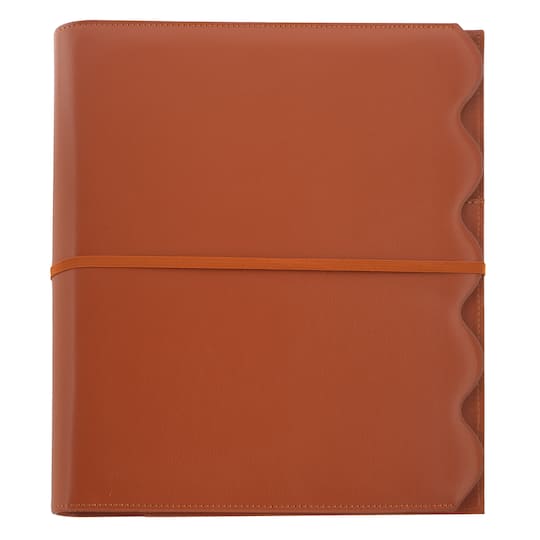 A4 Planner Brown Faux Leather Cover by Recollections™